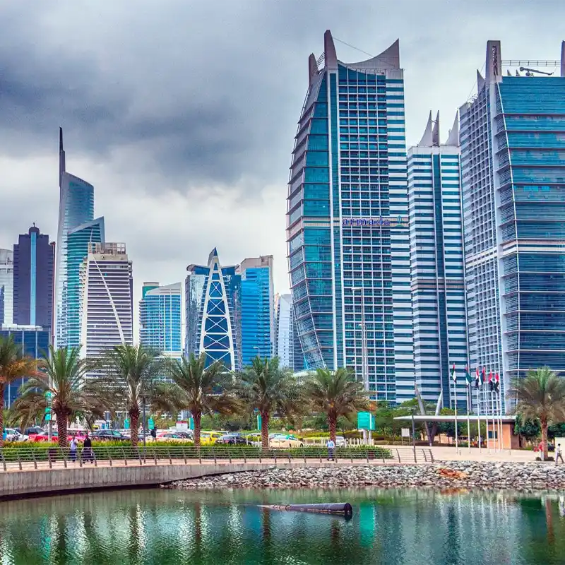Jumeirah Lake Towers Location