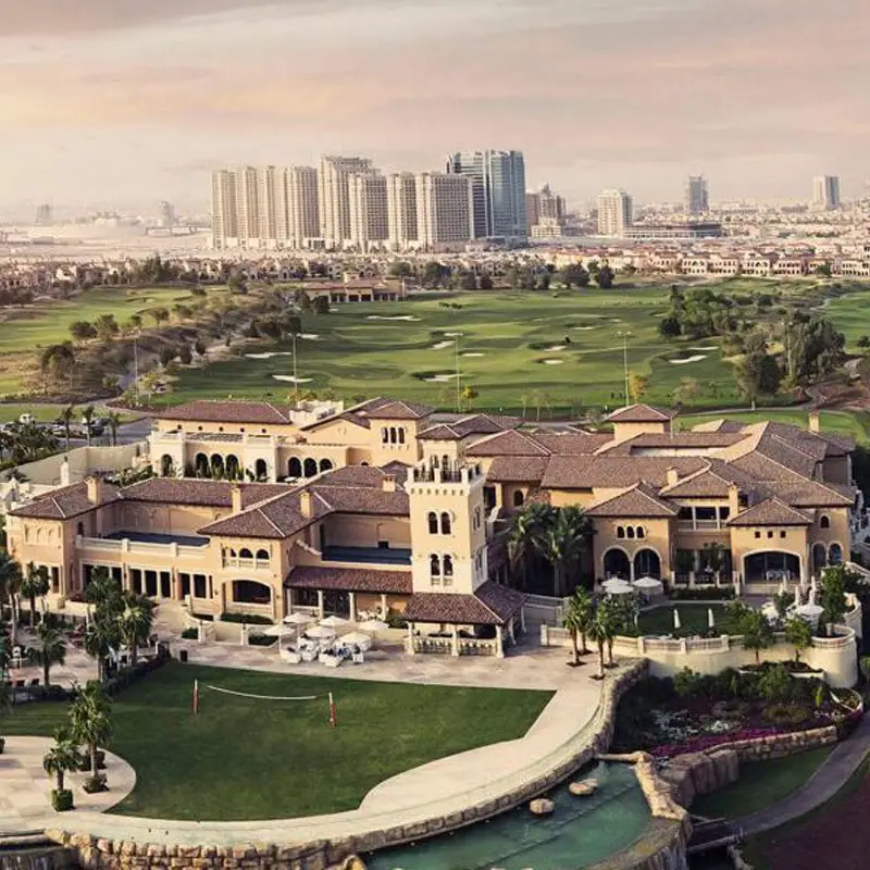 Jumeirah Golf Estates Location