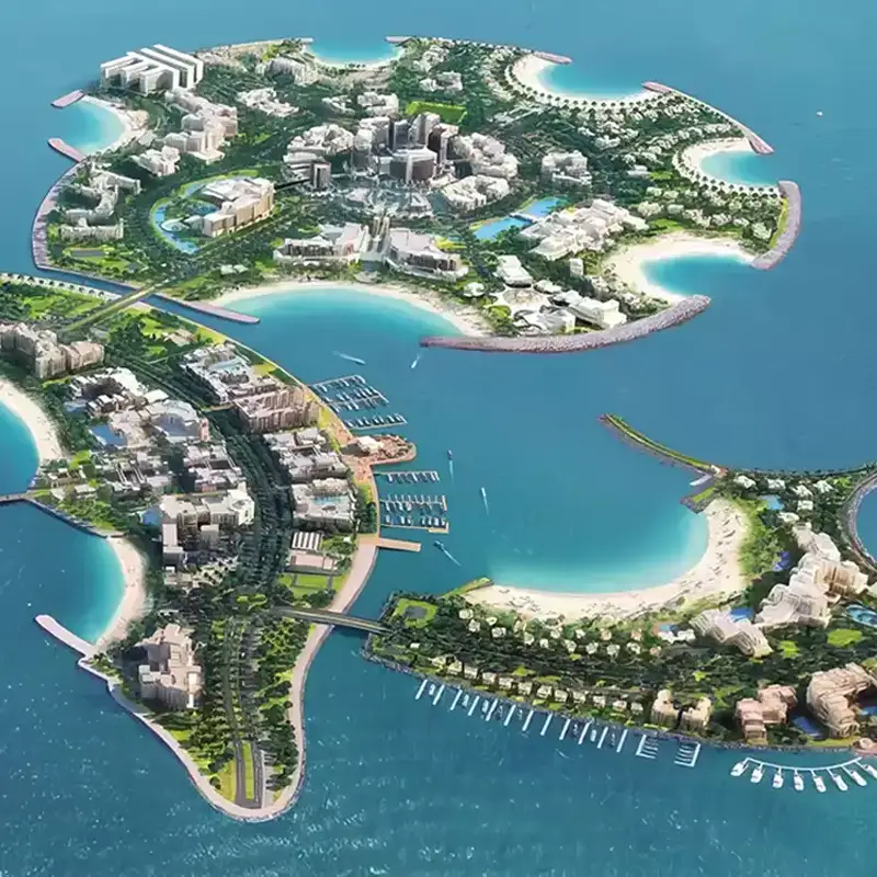 Al Marjan Island Location